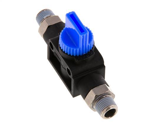 3/2-Wege-Absperr-Handventil R1/8'' Kunststoff/Messing