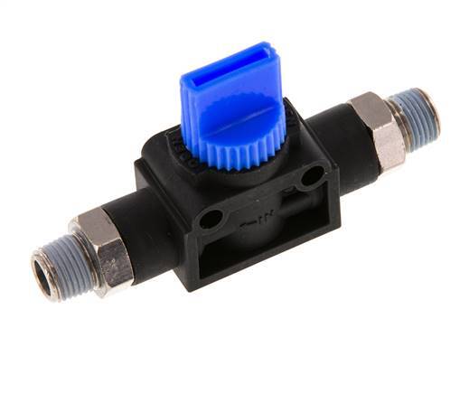 3/2-Wege-Absperr-Handventil R1/8'' Kunststoff/Messing