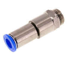 12mm & G1/2'' Schnelldrehgelenk Einsteck-Außengewinde Vernickeltes Messing/PBT NBR Drehbar
