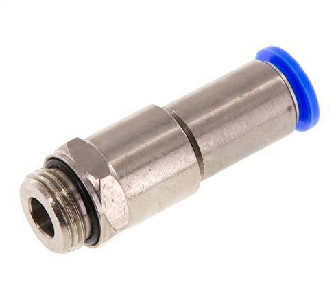 12mm & G1/2'' Schnelldrehgelenk Einsteck-Außengewinde Vernickeltes Messing/PBT NBR Drehbar