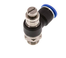 Durchflussregelungs-Schalldämpfer-Abflusswinkel 10 mm - G1/4'' Messing/PA 66