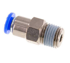 Push-In Check Valve 6mm & R1/4'' Male Brass/PBT 0.2-10bar (3-145psi) Hose-Thread