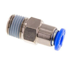 Push-In-Rückschlagventil 6mm & R1/4'' Außengewinde Messing/PBT 0,2-10bar (3-145psi) Schlauchgewinde