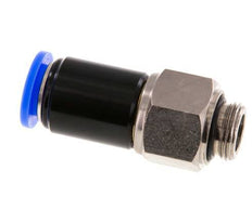 12mm & G3/8'' Drehgelenk Einsteck-Außengewinde Vernickeltes Messing/PBT NBR Drehbar