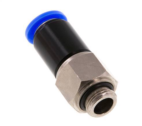 12mm & G3/8'' Drehgelenk Einsteck-Außengewinde Vernickeltes Messing/PBT NBR Drehbar