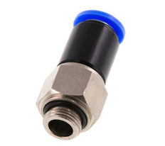 12mm & G3/8'' Drehgelenk Einsteck-Außengewinde Vernickeltes Messing/PBT NBR Drehbar