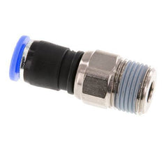 8mm & R3/8'' Drehgelenk Einsteck-Außengewinde Vernickeltes Messing/PBT NBR Drehbar
