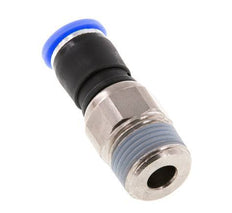 8mm & R3/8'' Drehgelenk Einsteck-Außengewinde Vernickeltes Messing/PBT NBR Drehbar