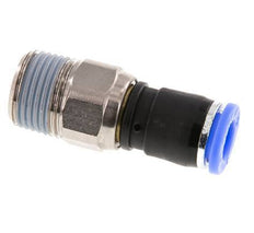 8mm & R3/8'' Drehgelenk Einsteck-Außengewinde Vernickeltes Messing/PBT NBR Drehbar