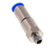 8mm & R1/8'' Schnelldrehgelenk Einsteck-Außengewinde Vernickeltes Messing/PBT NBR Drehbar