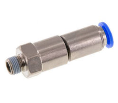8mm & R1/8'' Schnelldrehgelenk Einsteck-Außengewinde Vernickeltes Messing/PBT NBR Drehbar