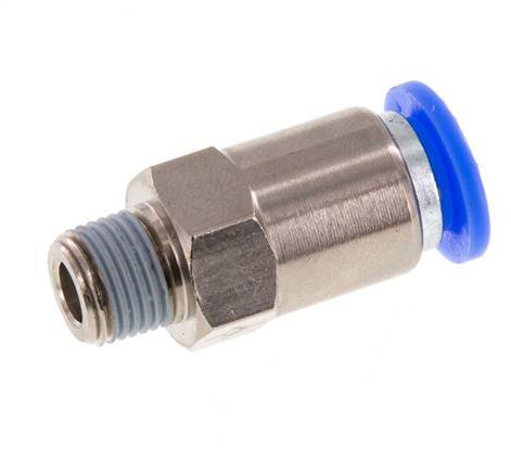 Push-In-Rückschlagventil 8mm & R1/8'' Außengewinde Messing/PBT 0,2-10bar (3-145psi) Schlauchgewinde