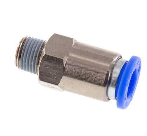 Push-In-Rückschlagventil 8mm & R1/8'' Außengewinde Messing/PBT 0,2-10bar (3-145psi) Schlauchgewinde