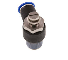 Durchflussregelungs-Schalldämpfer Abflusswinkel 12 mm - R1/2'' Messing/PA 66