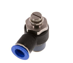 Durchflussregelungs-Schalldämpfer Abflusswinkel 12 mm - R1/2'' Messing/PA 66