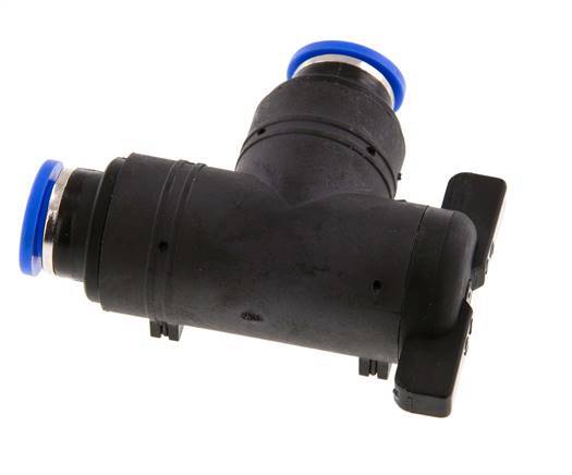 2-Wege-Winkel-Kugelhahn 10 mm Kunststoff/Messing