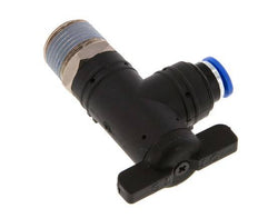 2-Wege-Winkel-Kugelhahn 6 mm - R3/8'' Kunststoff/Messing