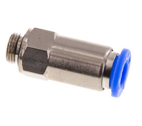 Push-In-Rückschlagventil 8mm & G1/8'' Außengewinde Messing/PBT 0,2-10bar (3-145psi) Schlauchgewinde
