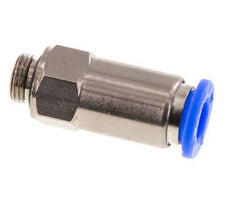 Push-In-Rückschlagventil 8mm & G1/8'' Außengewinde Messing/PBT 0,2-10bar (3-145psi) Schlauchgewinde