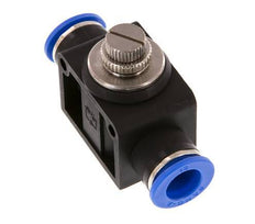 Drosselschalldämpfer gerade 12 mm Messing/PA 66