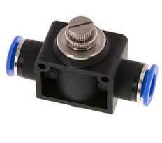 Drosselschalldämpfer gerade 12 mm Messing/PA 66