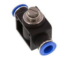 Drosselschalldämpfer gerade 12 mm Messing/PA 66