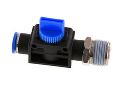 3/2-Wege-Absperr-Handventil 10 mm - R1/2'' Kunststoff/Messing Rohrseitige Entlüftung