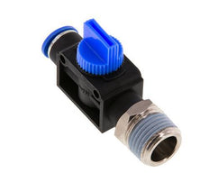 3/2-Wege-Absperr-Handventil 10 mm - R1/2'' Kunststoff/Messing Rohrseitige Entlüftung