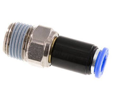 10mm & R1/2'' Drehgelenk Einsteck-Außengewinde Vernickeltes Messing/PBT NBR Drehbar