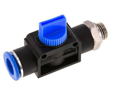 3/2-Wege-Absperr-Handventil 12 mm - G1/4'' Kunststoff/Messing Rohrseitige Entlüftung