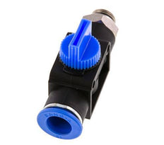 3/2-Wege-Absperr-Handventil 12 mm - G1/4'' Kunststoff/Messing Rohrseitige Entlüftung