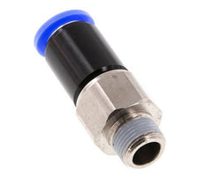 12mm & R3/8'' Drehgelenk Einsteck-Außengewinde Vernickeltes Messing/PBT NBR Drehbar