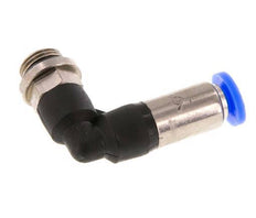 Steckverschraubung 4mm & G1/8'' männlich Selbstsichernder Winkel Messing/PBT 0-10bar (0-145psi) [2 Stück]