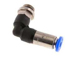 Steckverschraubung 4mm & G1/8'' männlich Selbstsichernder Winkel Messing/PBT 0-10bar (0-145psi) [2 Stück]