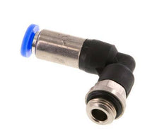 Steckverschraubung 4mm & G1/8'' männlich Selbstsichernder Winkel Messing/PBT 0-10bar (0-145psi) [2 Stück]