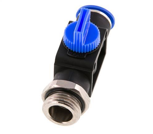 3/2-Wege-Absperr-Handventil 10 mm - R1/2'' Kunststoff/Messing Gewindeseitige Entlüftung