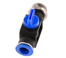 3/2-Wege-Absperr-Handventil 10 mm - R1/2'' Kunststoff/Messing Gewindeseitige Entlüftung