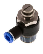 Flow Control Silencer Meter-Out Elbow 8 mm - R1/2'' Brass/PA 66
