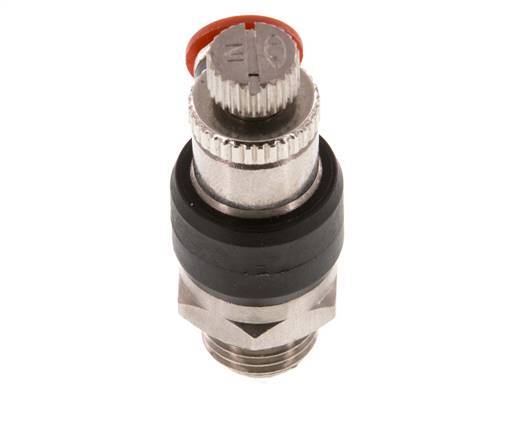Flow Control Silencer Meter-In Elbow 6 mm - G1/4'' Brass/PA 66