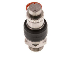 Flow Control Silencer Meter-In Elbow 6 mm - G1/4'' Brass/PA 66