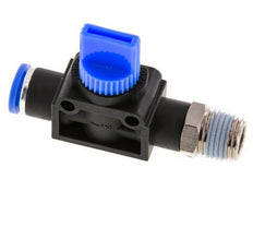 3/2-Wege-Absperr-Handventil 8 mm - R1/4'' Kunststoff/Messing Rohrseitige Entlüftung
