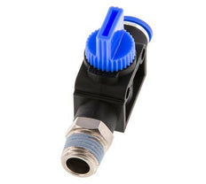 3/2-Wege-Absperr-Handventil 8 mm - R1/4'' Kunststoff/Messing Rohrseitige Entlüftung