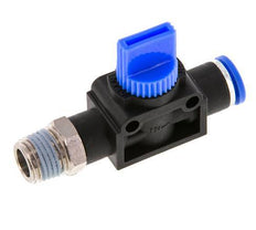 3/2-Wege-Absperr-Handventil 8 mm - R1/4'' Kunststoff/Messing Rohrseitige Entlüftung