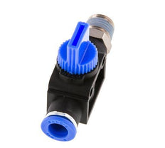 3/2-Wege-Absperr-Handventil 8 mm - R1/4'' Kunststoff/Messing Rohrseitige Entlüftung