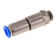 8mm & G1/4'' Schnelldrehgelenk Einsteck-Außengewinde Vernickeltes Messing/PBT NBR Drehbar