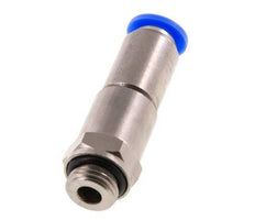 8mm & G1/4'' Schnelldrehgelenk Einsteck-Außengewinde Vernickeltes Messing/PBT NBR Drehbar