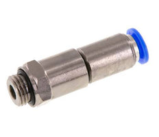 8mm & G1/4'' Schnelldrehgelenk Einsteck-Außengewinde Vernickeltes Messing/PBT NBR Drehbar