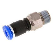 4mm & R1/8'' Drehgelenk Einsteck-Außengewinde Vernickeltes Messing/PBT NBR Drehbar