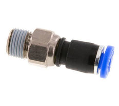 4mm & R1/8'' Drehgelenk Einsteck-Außengewinde Vernickeltes Messing/PBT NBR Drehbar