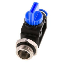 3/2-Wege-Absperr-Handventil 6 mm - G3/8'' Kunststoff/Messing Gewindeseitige Entlüftung